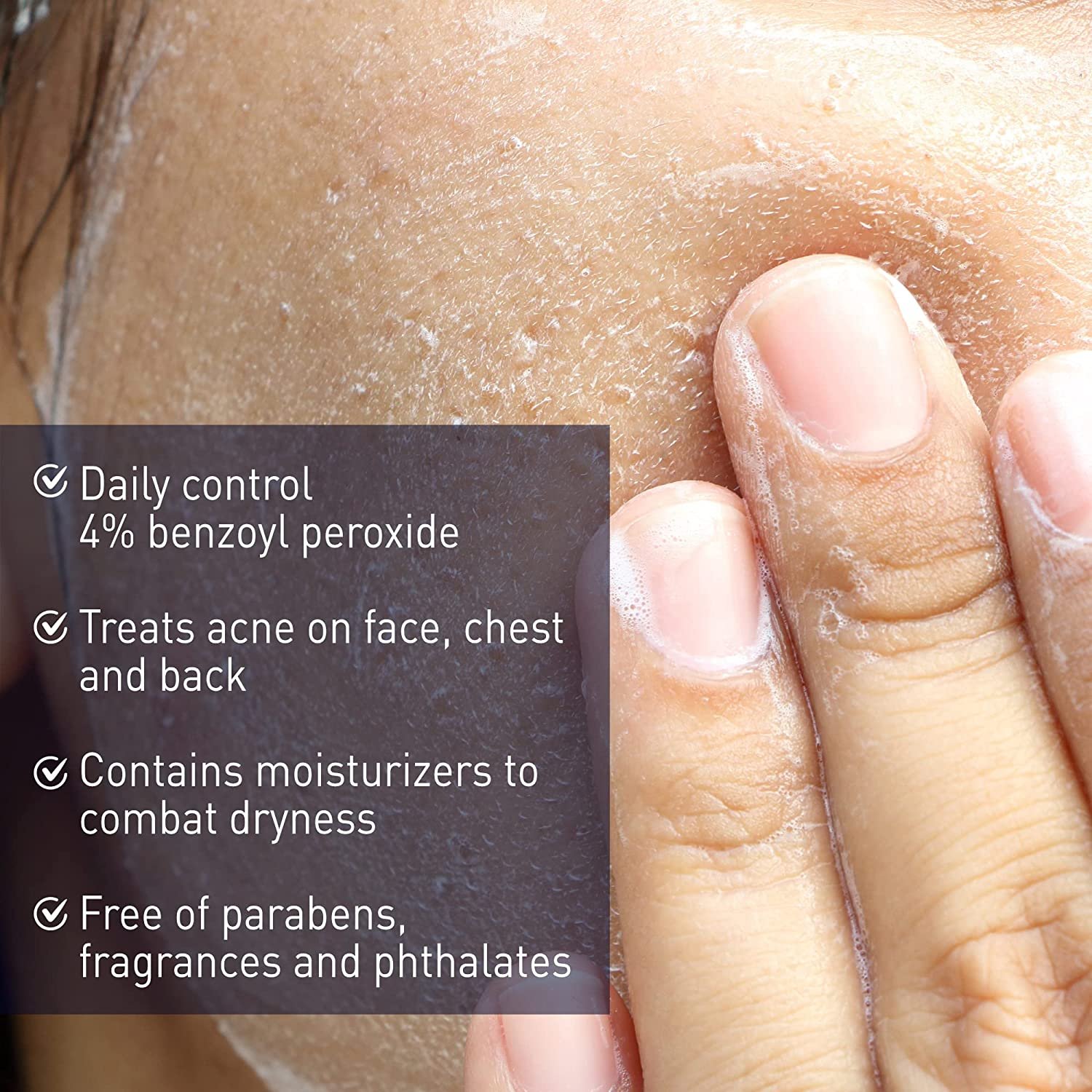 PanOxyl - Acne Creamy Wash Benzoyl Peroxide 4% Daily Control - Image 3
