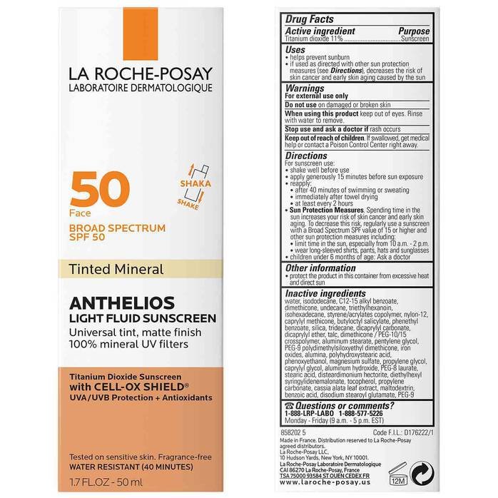 LA ROCHE POZAY – ANTHELIOS MINERAL TINTED SUNSCREEN FOR FACE SPF 50 - Image 3