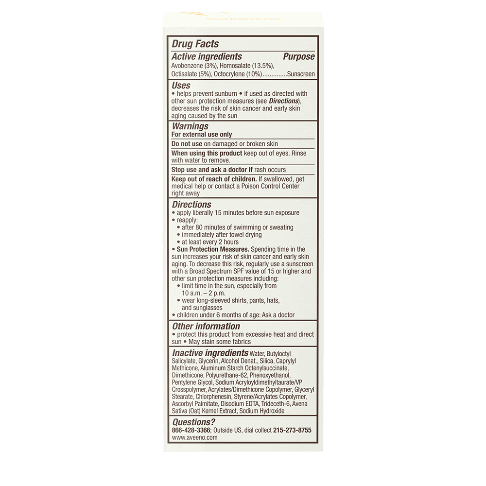 Aveeno - Sunscreen Broad Spectrum Face Lotion SPF 60 - Image 2