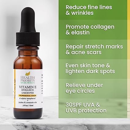 Organic Vitamin E Oil for Skin & Scars |100% Pure Natural Vitamin E Serum Hand Made in South Carolina | 15000 IU Vitamin E for Face & Hair| Non-GMO, Gluten & Cruelty Free, Vegan | Unscented 0.5 Fl Oz - Image 3