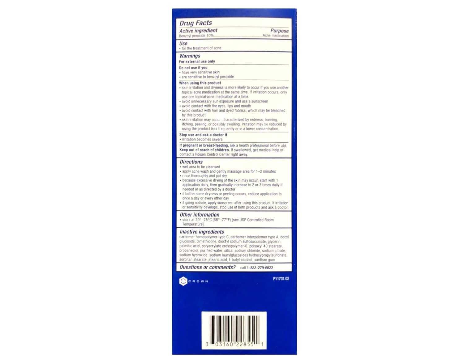 PanOxyl 10% Acne Foaming Wash 5.5 Ounce ( Value Pack of 2) - Image 3